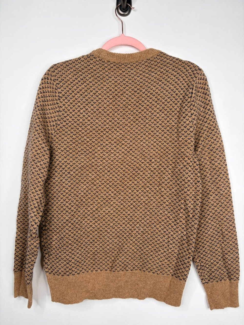 2/$30 J. Crew Rugged Merino Wool Bird’s Eye Sweater Toffee Small #A2242 - Picture 6 of 9